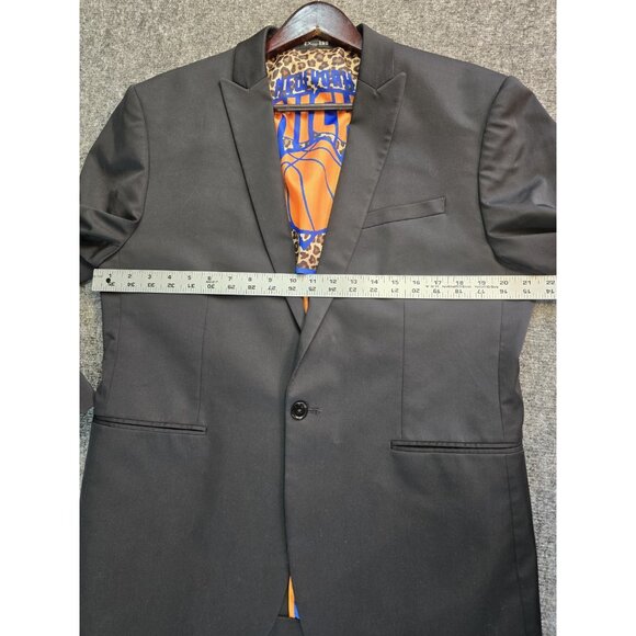 NBA New York Knicks Suit Jacket Stretch Blazer Sport Coat Men's Black 42 - Picture 9 of 10